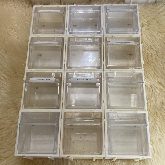 Small container organizer 6 small boxes two set - Picture 7 of 8